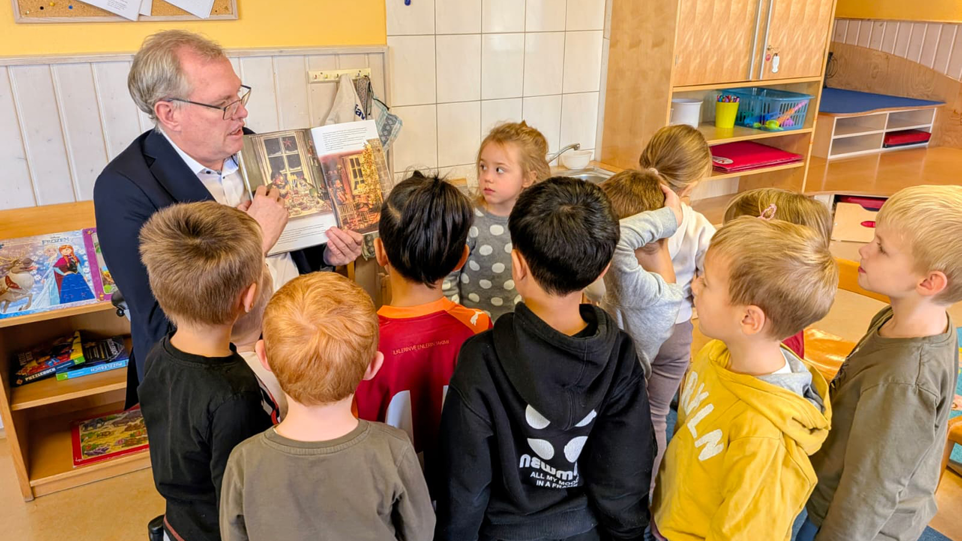 Schtte beim Vorlesetag in Helmstadt und Eschelbronn