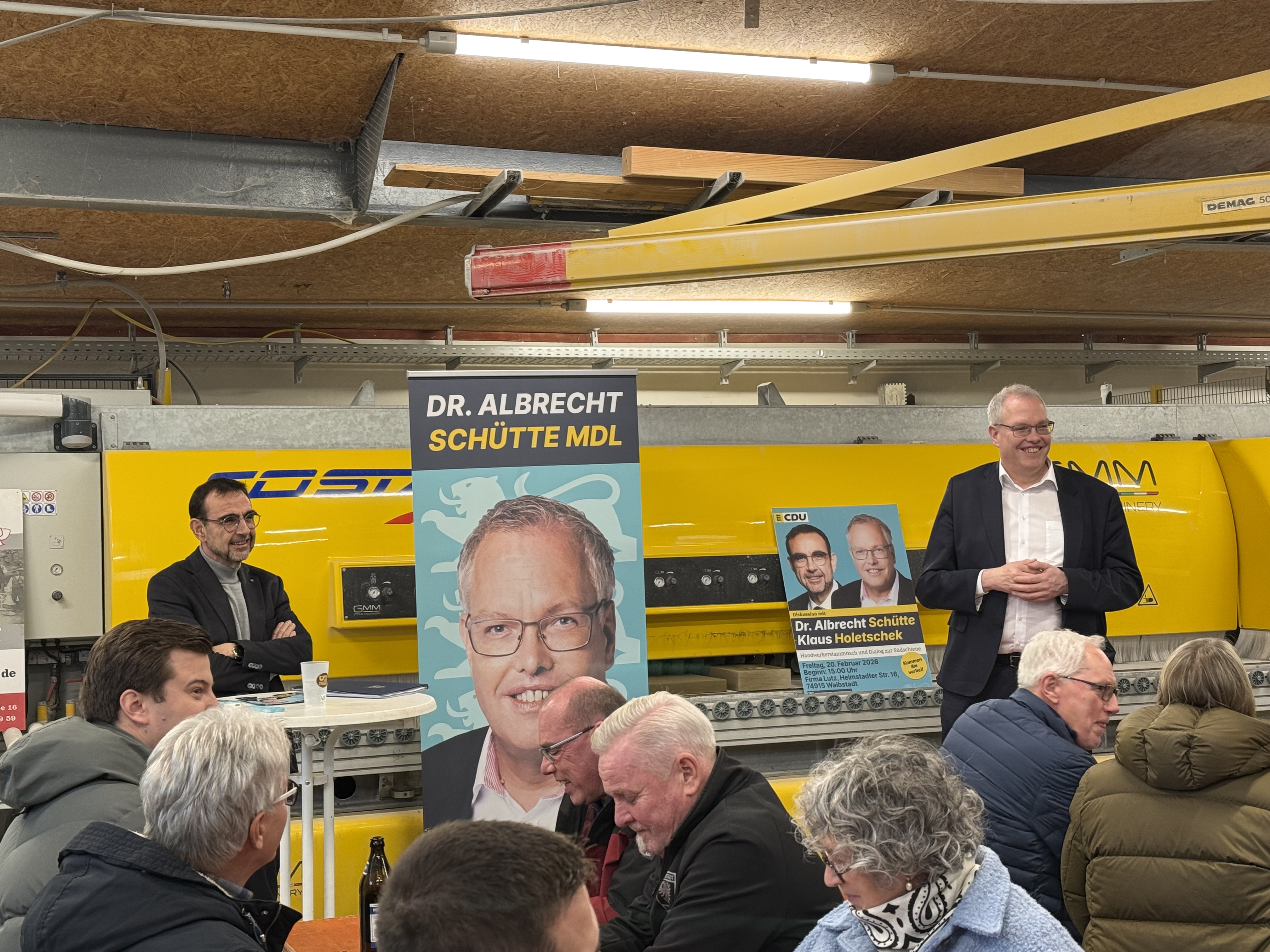 Klaus Holetschek MdL (Fraktionsvorsitzender der CSU im Bayerischen Landtag) und Dr. Albrecht Sch�tte MdL (Foto: Team Sch�tte)